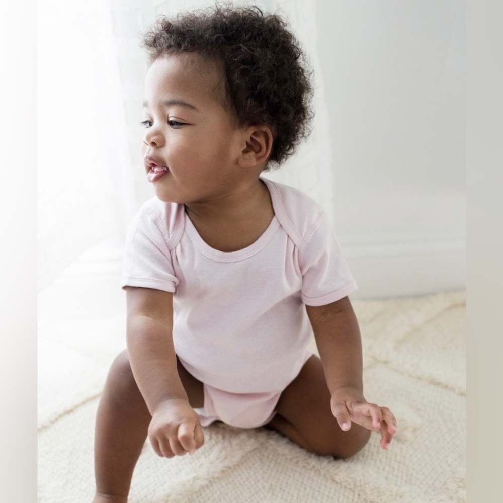 Size 12 Months - Burt’s Bees Organic Cotton Bodysuit in Pink Sand 💖🐝